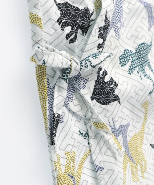 BRANSHES(ブランシェス)の「【キッズ/綿100%】甚平(浴衣・キッズ・ブラック/アイボリー/ライトグレー/ネイビー・90/110/120/100)」の17枚目の写真