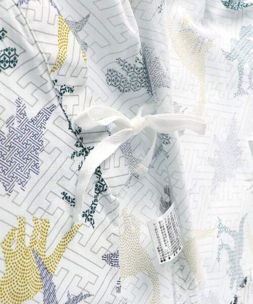 BRANSHES(ブランシェス)の「【キッズ/綿100%】甚平(浴衣・キッズ・ブラック/アイボリー/ライトグレー/ネイビー・90/110/120/100)」の16枚目の写真