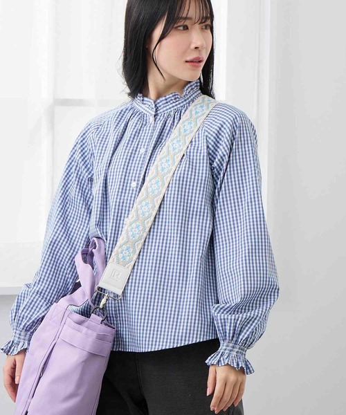 ROOTOTE(ルートート)の「ルートート / 限定 ショルダーストラップ 単品 単体 幅5cm 太め 長さ調節 カスタム RTG.OP.STRAP.pattern-50-B(ショルダーバッグ・レディース・サックスブルー・FREE)」の1枚目の写真
