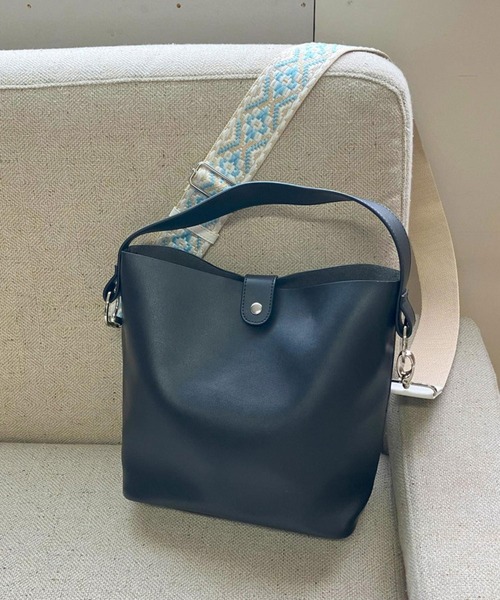 ROOTOTE(ルートート)の「ルートート / 限定 ショルダーストラップ 単品 単体 幅5cm 太め 長さ調節 カスタム RTG.OP.STRAP.pattern-50-B(ショルダーバッグ・レディース・サックスブルー・FREE)」の7枚目の写真