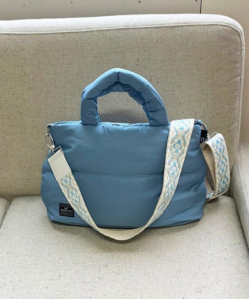ROOTOTE(ルートート)の「ルートート / 限定 ショルダーストラップ 単品 単体 幅5cm 太め 長さ調節 カスタム RTG.OP.STRAP.pattern-50-B(ショルダーバッグ・レディース・サックスブルー・FREE)」の8枚目の写真