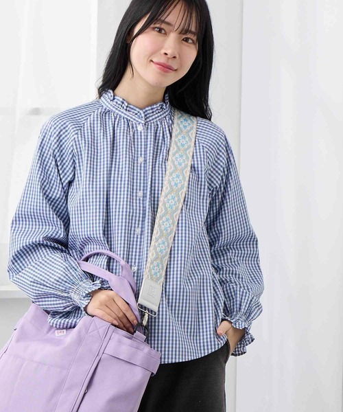 ROOTOTE(ルートート)の「ルートート / 限定 ショルダーストラップ 単品 単体 幅5cm 太め 長さ調節 カスタム RTG.OP.STRAP.pattern-50-B(ショルダーバッグ・レディース・サックスブルー・FREE)」の11枚目の写真