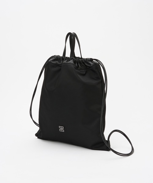 IACUCCI（イアクッチ）の「アーゴ ナップサック NYLON/CERVO（バックパック/リュック・レディース・ブラック・FREE）」の4枚目の写真