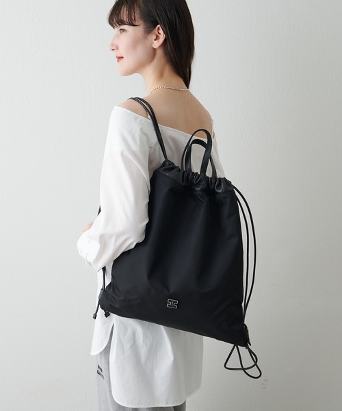 IACUCCI(イアクッチ)の「アーゴ ナップサック NYLON/CERVO(バックパック/リュック・レディース・ブラック・FREE)」の21枚目の写真