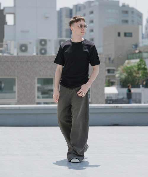 HANES（ヘインズ）の「Hanes/ヘインズ RIB S/S CREW TEE BEEFY リブTシャツ 2026年 夏 夏服（Tシャツ/カットソー・メンズ・ホワイト/ブラック/ネイビー・XL/L/M）」の15枚目の写真