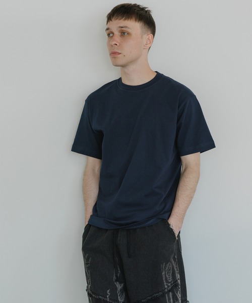 HANES（ヘインズ）の「Hanes/ヘインズ RIB S/S CREW TEE BEEFY リブTシャツ 2026年 夏 夏服（Tシャツ/カットソー・メンズ・ホワイト/ブラック/ネイビー・XL/L/M）」の22枚目の写真