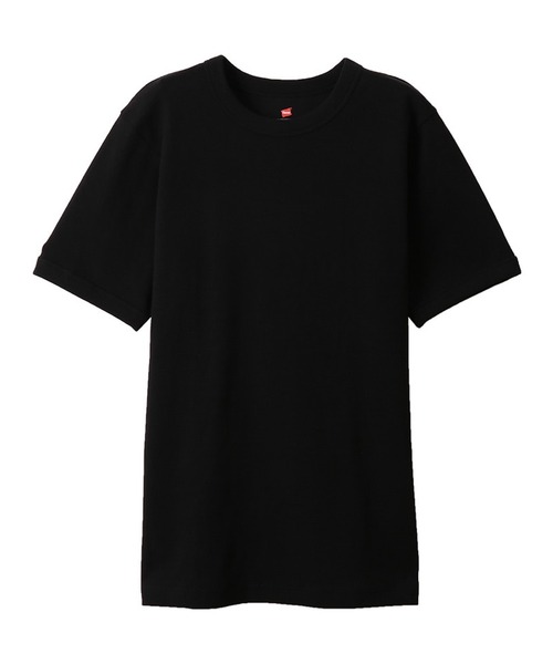 HANES（ヘインズ）の「Hanes/ヘインズ RIB S/S CREW TEE BEEFY リブTシャツ 2026年 夏 夏服（Tシャツ/カットソー・メンズ・ホワイト/ブラック/ネイビー・XL/L/M）」の13枚目の写真