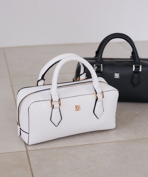 VIS（ビス）の「横長2WAYミニボストン（ショルダーバッグ・レディース・ホワイト/ブラック/レッド/ブルー系その他6・FREE）」の2枚目の写真