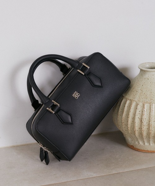 VIS（ビス）の「横長2WAYミニボストン（ショルダーバッグ・レディース・ホワイト/ブラック/レッド/ブルー系その他6・FREE）」の3枚目の写真