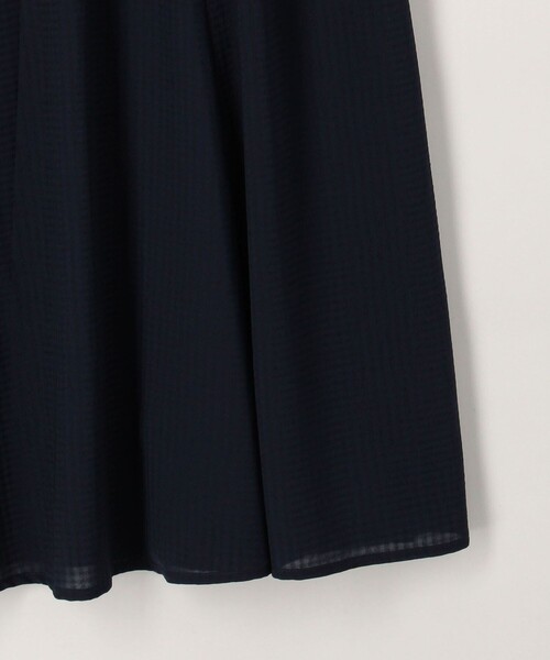 MICO COULIER（ミコクリエ）の「シアーギンガムワンピース（ワンピース・レディース・ネイビー/ブラック・38）」の10枚目の写真