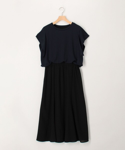 MICO COULIER（ミコクリエ）の「シアーギンガムワンピース（ワンピース・レディース・ネイビー/ブラック・38）」の13枚目の写真