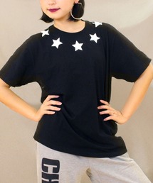 ネックスターバックプリントBIGTEE