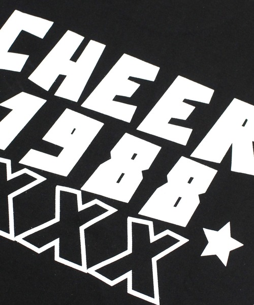 CHEER(チアー)の「ネックスターバックプリントBIGTEE(Tシャツ/カットソー・レディース・ブラック/ホワイト・S/M/L)」の10枚目の写真