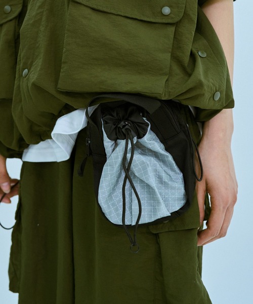 BROKEN BASE（ブロークンベース）の「2WAY GEAR ウエストショルダーバッグ（ショルダーバッグ・メンズ・ブラック/カーキ/グレー/ブラウン・フリー）」の6枚目の写真