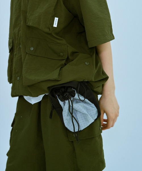 BROKEN BASE（ブロークンベース）の「2WAY GEAR ウエストショルダーバッグ（ショルダーバッグ・メンズ・ブラック/カーキ/グレー/ブラウン・フリー）」の5枚目の写真