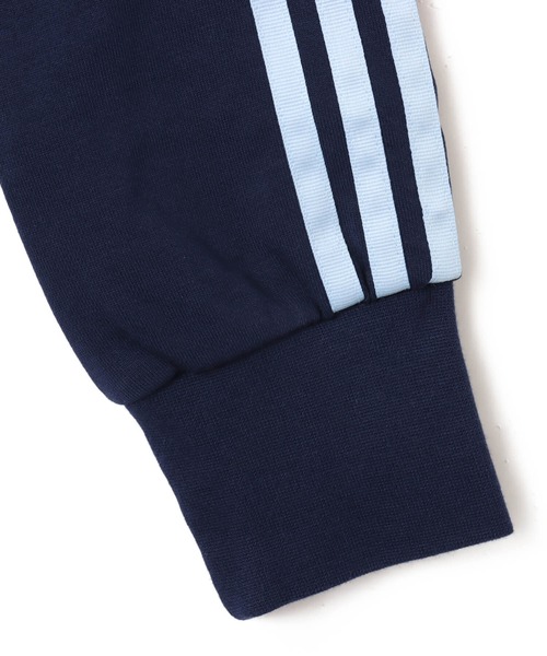 adidas(アディダス)の「adidas CROP HALFZIP SWEAT / アディダス クロップ ハーブジップ スウェット(スウェット・レディース・インディゴブルー・M/S/L)」の5枚目の写真