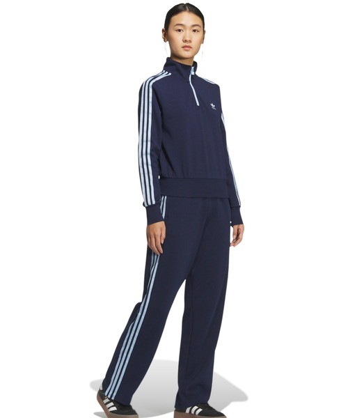 adidas(アディダス)の「adidas CROP HALFZIP SWEAT / アディダス クロップ ハーブジップ スウェット(スウェット・レディース・インディゴブルー・M/S/L)」の10枚目の写真