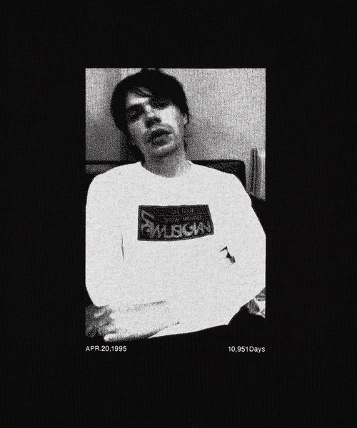 LAD MUSICIAN(ラッドミュージシャン)の「BIG T-SHIRT(Tシャツ/カットソー・メンズ・ピンクベージュ/アッシュグレー/ホワイト/ブラック/グレー系・44/42/46)」の7枚目の写真