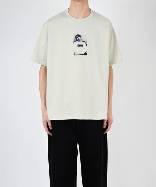 LAD MUSICIAN(ラッドミュージシャン)の「BIG T-SHIRT(Tシャツ/カットソー・メンズ・ピンクベージュ/アッシュグレー/ホワイト/ブラック/グレー系・44/42/46)」の9枚目の写真
