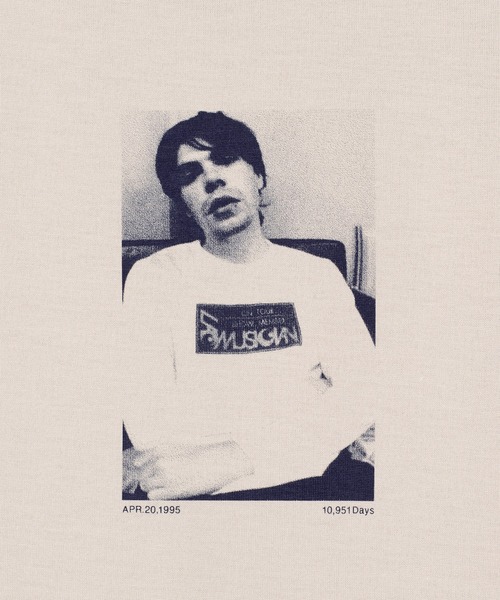 LAD MUSICIAN(ラッドミュージシャン)の「BIG T-SHIRT(Tシャツ/カットソー・メンズ・ピンクベージュ/アッシュグレー/ホワイト/ブラック/グレー系・44/42/46)」の11枚目の写真