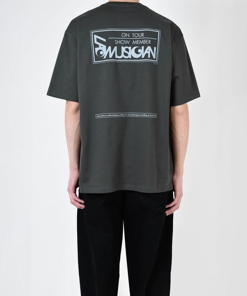 LAD MUSICIAN(ラッドミュージシャン)の「BIG T-SHIRT(Tシャツ/カットソー・メンズ・ピンクベージュ/アッシュグレー/ホワイト/ブラック/グレー系・44/42/46)」の14枚目の写真