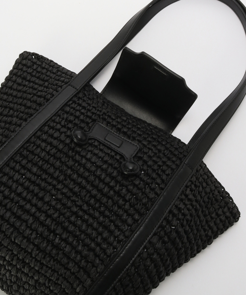 Noble(ノーブル)の「MARNI/マルニ TOTE SMALL(かごバッグ・レディース・ブラック・FREE)」の4枚目の写真