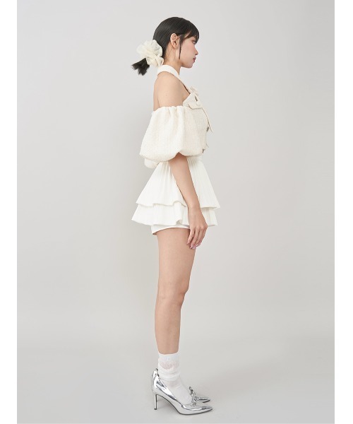 Darich（ダーリッチ）の「ホルターネックオフショルツイード
