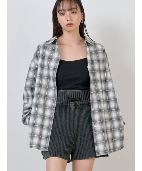 MURUA（ムルーア）の「オフショルマルチウェイシャツ【２WAY】【３WAY】（シャツ/ブラウス・レディース・ホワイト/ブラウン/ブラック・FREE）」の3枚目の写真