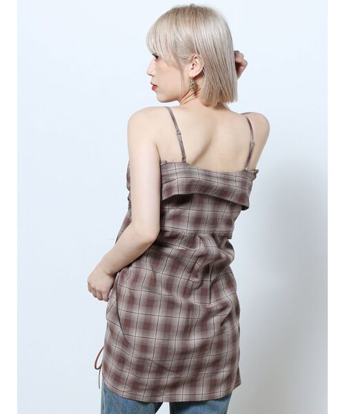 MURUA（ムルーア）の「オフショルマルチウェイシャツ【２WAY】【３WAY】（シャツ/ブラウス・レディース・ホワイト/ブラウン/ブラック・FREE）」の8枚目の写真