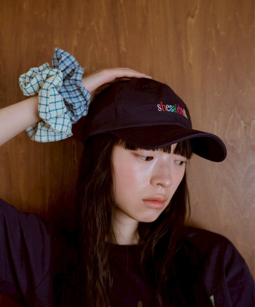 common gull products.（コモンガルプロダクツ）の「shesaidthat×common gull products. こんにちは、コーヒーでもどうですか？” cap ”（キャップ・レディース・ピンク系/ネイビー・フリー）」の22枚目の写真
