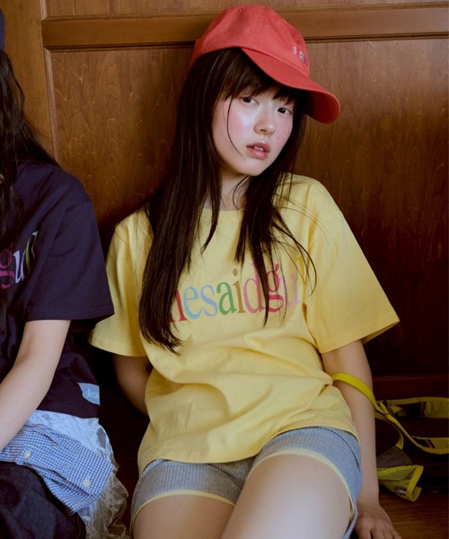 common gull products.（コモンガルプロダクツ）の「shesaidthat×common gull products. こんにちは、コーヒーでもどうですか？” cap ”（キャップ・レディース・ピンク系/ネイビー・フリー）」の15枚目の写真