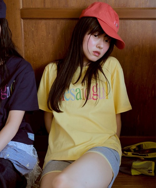 common gull products.（コモンガルプロダクツ）の「shesaidthat×common gull products. こんにちは、コーヒーでもどうですか？” cap ”（キャップ・レディース・ピンク系/ネイビー・フリー）」の12枚目の写真