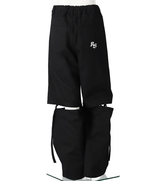 ANAP GiRL(アナップガール)の「ANAPR+S【リラスポ】2WAY デニム パンツ【キッズお揃い】(デニムパンツ・キッズ・ブラック/ブルー・M/S/XS)」の4枚目の写真