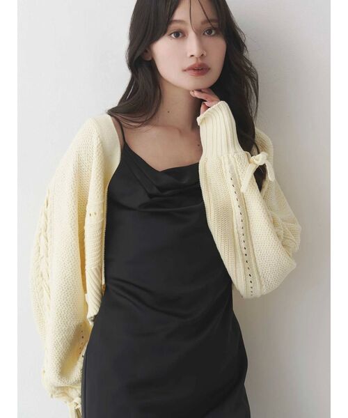 MERCURYDUO(マーキュリーデュオ)の「サテンキャミナローワンピース(ワンピース・レディース・ダークブラウン/ブラック/ミント/ベビーピンク・SMALL/MEDIUM)」の13枚目の写真