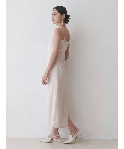 MERCURYDUO(マーキュリーデュオ)の「サテンキャミナローワンピース(ワンピース・レディース・ダークブラウン/ブラック/ミント/ベビーピンク・SMALL/MEDIUM)」の18枚目の写真