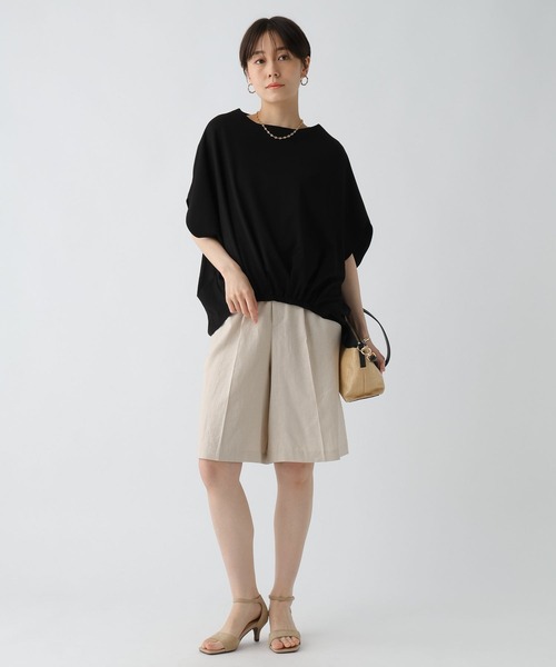 Elura(エルーラ)の「ドレスアップバルーンプルオーバー / 494673(Tシャツ/カットソー・レディース・ブラック/ブラウン/ホワイト/ネイビー・FREE)」の10枚目の写真