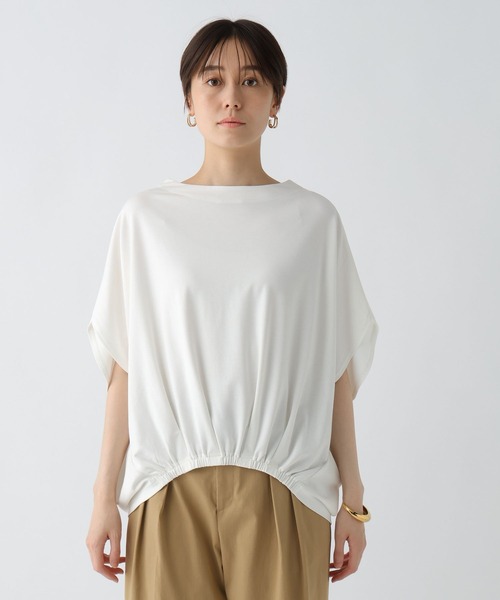 Elura(エルーラ)の「ドレスアップバルーンプルオーバー / 494673(Tシャツ/カットソー・レディース・ブラック/ブラウン/ホワイト/ネイビー・FREE)」の19枚目の写真