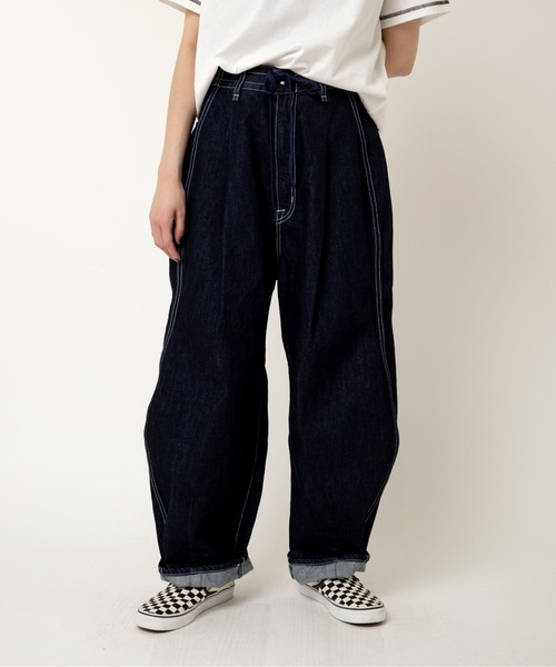 セール】R4384 ウェーブシームパンツ（デニムパンツ）｜RNA（アール