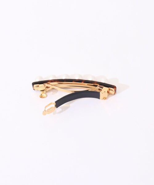 NOLLEY’S（ノーリーズ）の「パールバレッタ（バレッタ/ヘアクリップ・レディース・ブラウン系その他/ブラック/オフホワイト・FREE）」の18枚目の写真