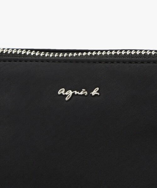 agnes b.(アニエスベー)の「ナイロン ミディアム ショルダーバッグ "Adele" ZAS10-06(ショルダーバッグ・レディース・ベージュ・FREE)」の6枚目の写真