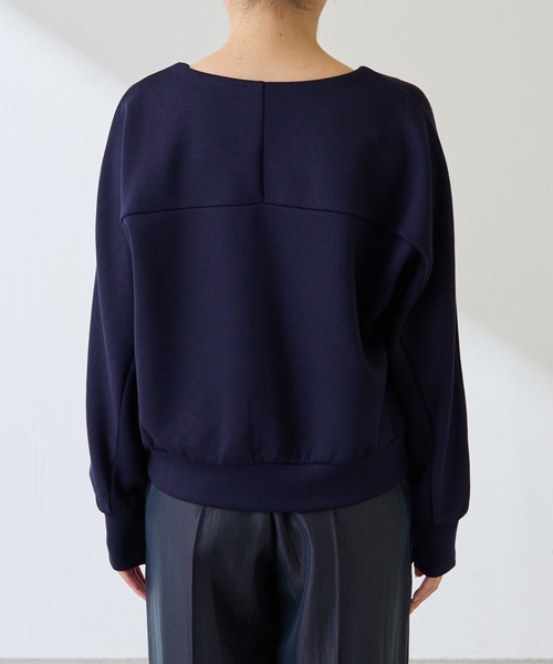 COLLAGE GALLARDAGALANTE(コラージュガリャルダガランテ)の「フロントZIPロンT/WEB限定(Tシャツ/カットソー・レディース・オフホワイト/グレー/ネイビー・FREE)」の8枚目の写真