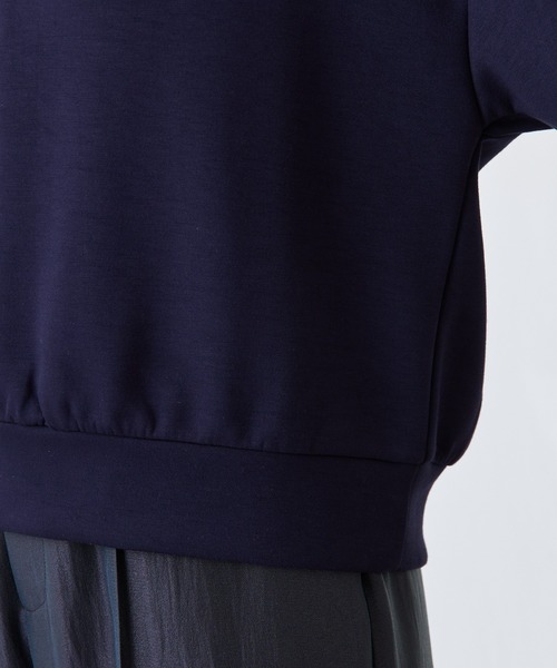 COLLAGE GALLARDAGALANTE(コラージュガリャルダガランテ)の「フロントZIPロンT/WEB限定(Tシャツ/カットソー・レディース・オフホワイト/グレー/ネイビー・FREE)」の4枚目の写真