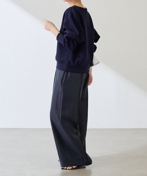 COLLAGE GALLARDAGALANTE(コラージュガリャルダガランテ)の「フロントZIPロンT/WEB限定(Tシャツ/カットソー・レディース・オフホワイト/グレー/ネイビー・FREE)」の16枚目の写真