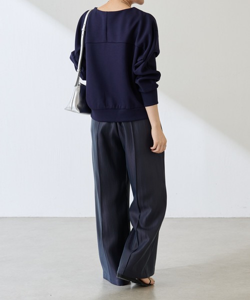 COLLAGE GALLARDAGALANTE(コラージュガリャルダガランテ)の「フロントZIPロンT/WEB限定(Tシャツ/カットソー・レディース・オフホワイト/グレー/ネイビー・FREE)」の15枚目の写真