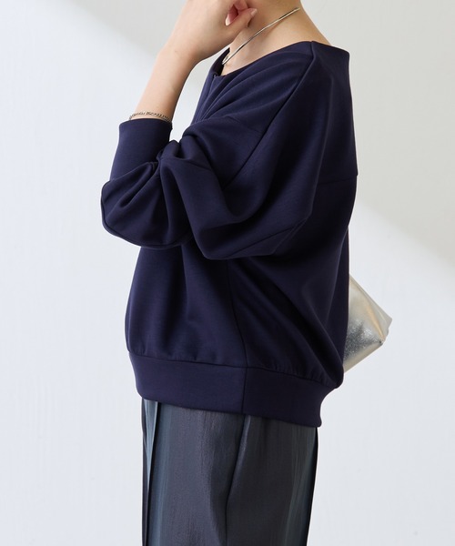 COLLAGE GALLARDAGALANTE(コラージュガリャルダガランテ)の「フロントZIPロンT/WEB限定(Tシャツ/カットソー・レディース・オフホワイト/グレー/ネイビー・FREE)」の19枚目の写真