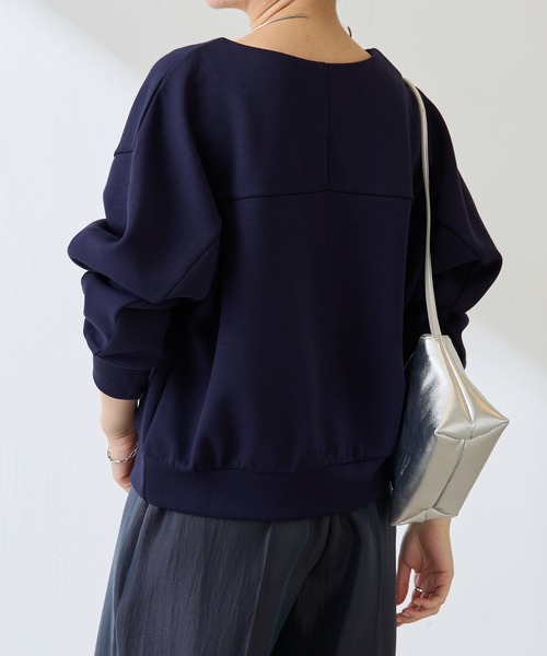 COLLAGE GALLARDAGALANTE(コラージュガリャルダガランテ)の「フロントZIPロンT/WEB限定(Tシャツ/カットソー・レディース・オフホワイト/グレー/ネイビー・FREE)」の18枚目の写真