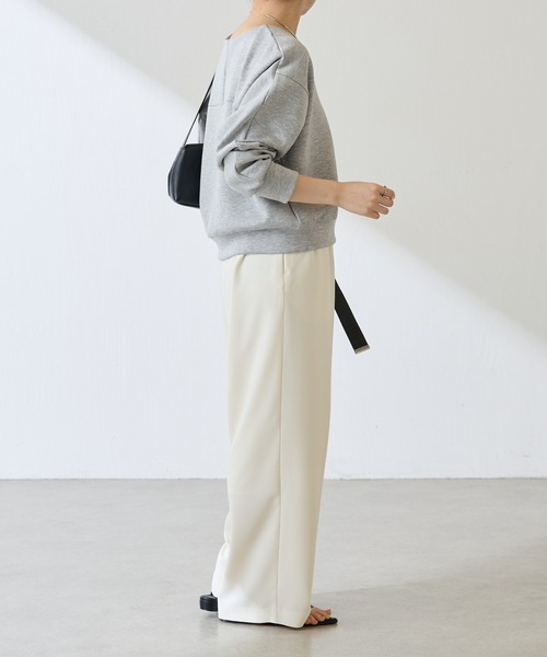 COLLAGE GALLARDAGALANTE(コラージュガリャルダガランテ)の「フロントZIPロンT/WEB限定(Tシャツ/カットソー・レディース・オフホワイト/グレー/ネイビー・FREE)」の22枚目の写真