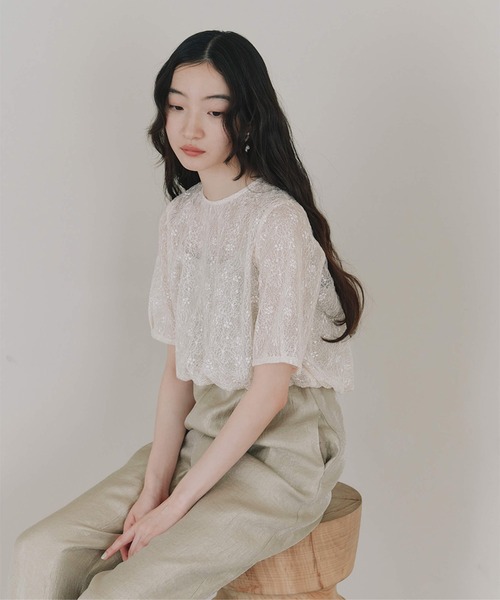 kaene（カエン）の「バルーンデザインミックスパンツドレス（つなぎ/オールインワン・レディース・ベージュ/ブラック・M/S）」の2枚目の写真