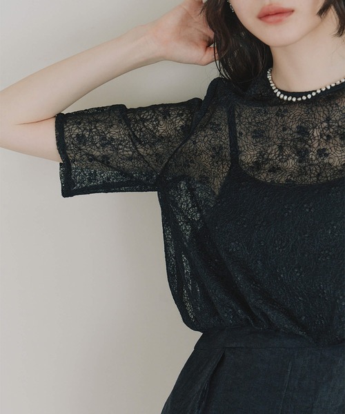 kaene（カエン）の「バルーンデザインミックスパンツドレス（つなぎ/オールインワン・レディース・ベージュ/ブラック・M/S）」の6枚目の写真