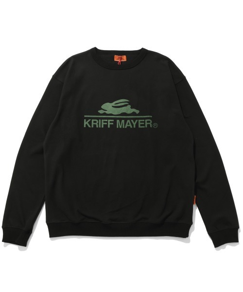 KRIFF MAYER（クリフメイヤー）の「【ストレッチ】もちのびロゴロンT（Tシャツ/カットソー・メンズ・グレー/ダークブルー/レッド/ダークブラウン/ナチュラル/ブラック/カラフル・LARGE/MEDIUM/X-LARGE）」の10枚目の写真